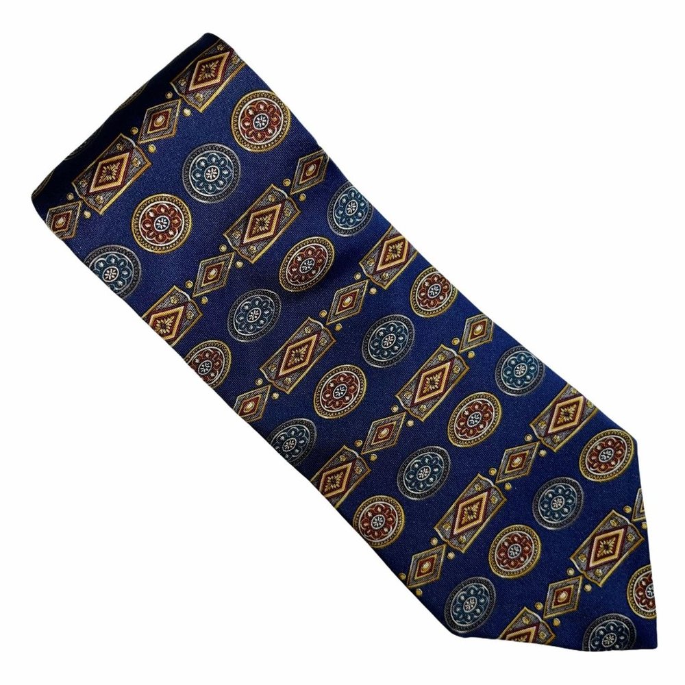 Christian Dior Cravate 1990's Vintage Emblem Tie